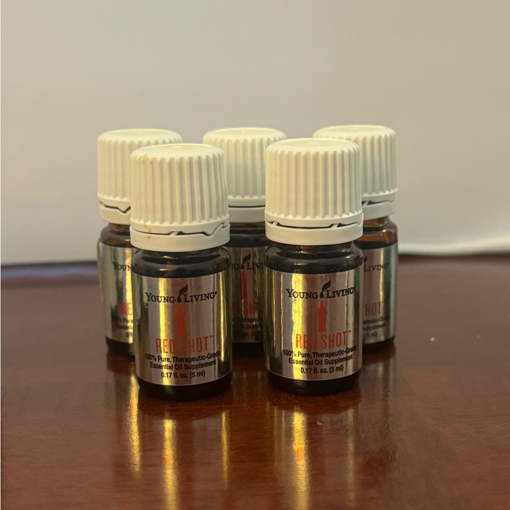 Young Living Red Hot Essential Oils with White Caps